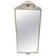 Miroir Grace suédois en étain avec décor d'étoiles en laiton, GAB Guldsmedsaktiebolaget/GAB.