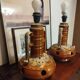 Pair of Fat Lava Mid-Century Ceramic Lamps, Germany, 1960s