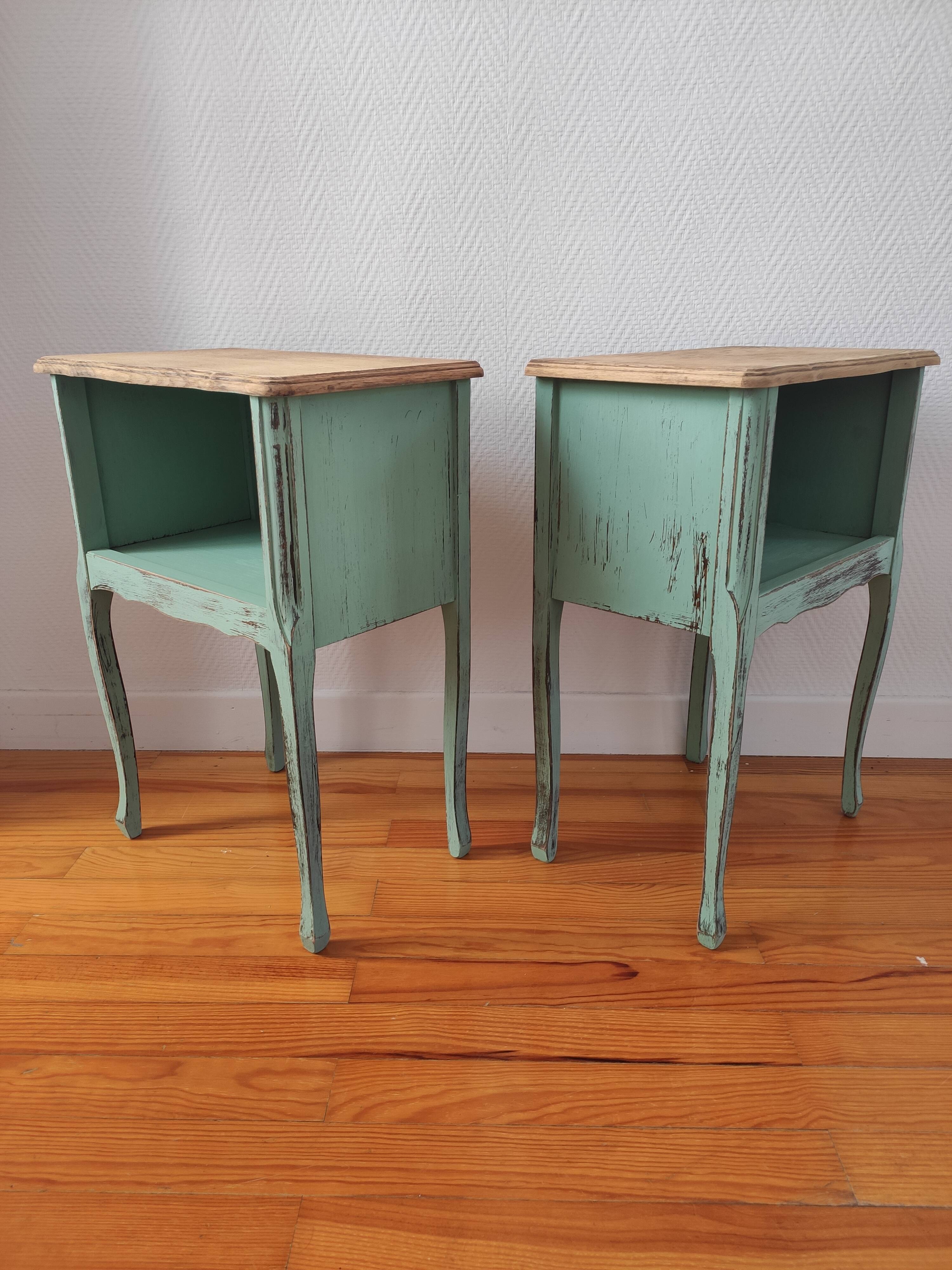 Weathered nightstands