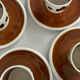 Set of 4 Boch La Louvière Kimono coffee cups with saucers – Service
