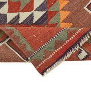 Turkish Handwoven Vintage Herki Kilim 90 cm x 318 cm