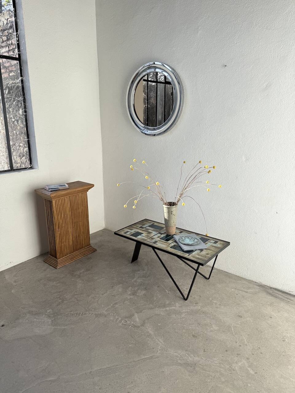 1950s coffee table ceramic Pirot