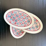 Set of 3 retro dishes