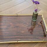 Folding breakfast tray