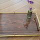 Folding breakfast tray