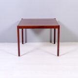 Rectangular Scandinavian coffee table in 1950s rosewood