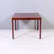 Rectangular Scandinavian coffee table in 1950s rosewood