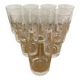 Set 10 verres orangeade cristal taillé