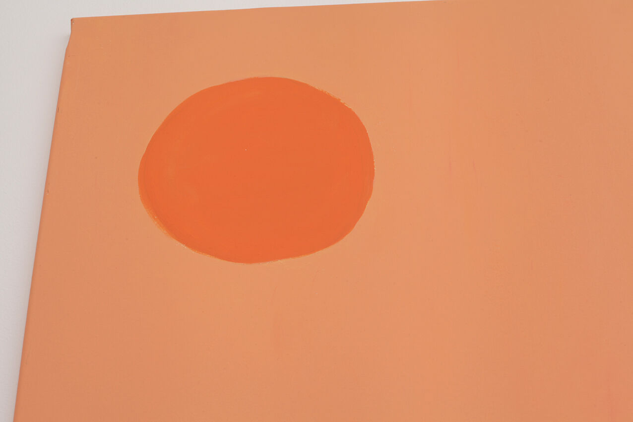 Contemporary painting on cactus canvas