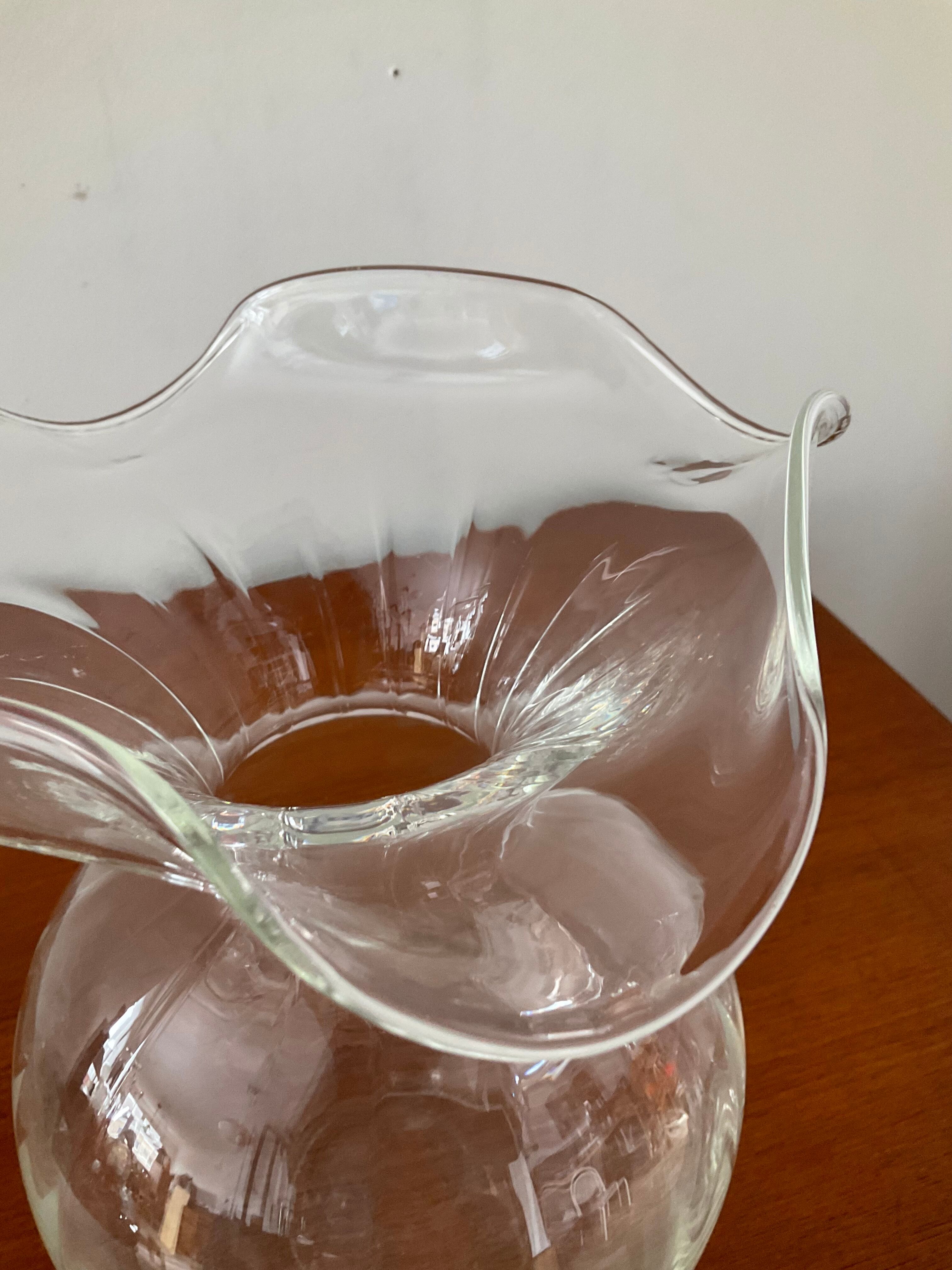 Handkerchief neck vase from the 70s and 80s made in Italy