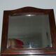Miroir ancien biseauté cadre bois