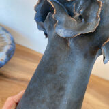 Vase céramique contemporaine bleu