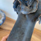 Blue contemporary ceramic vase