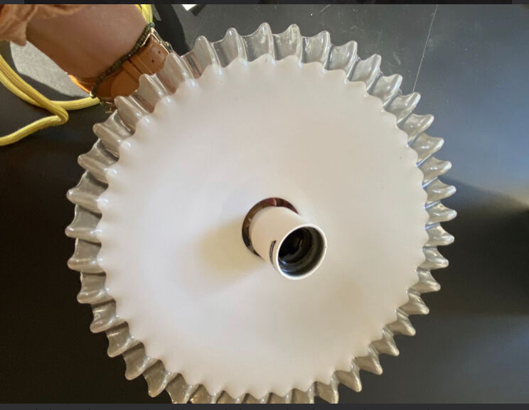 Opaline hanging lamp