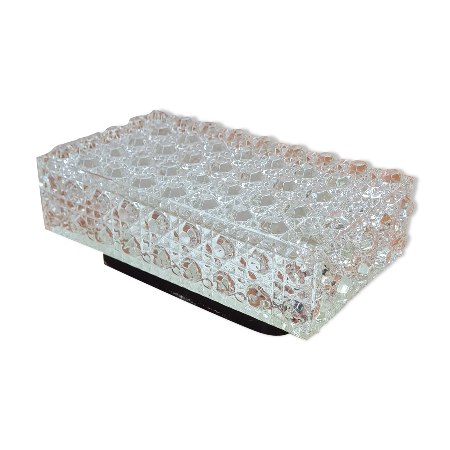 Chiseled glass ceiling light