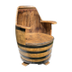 Fauteuil whisky barrel avec spinner