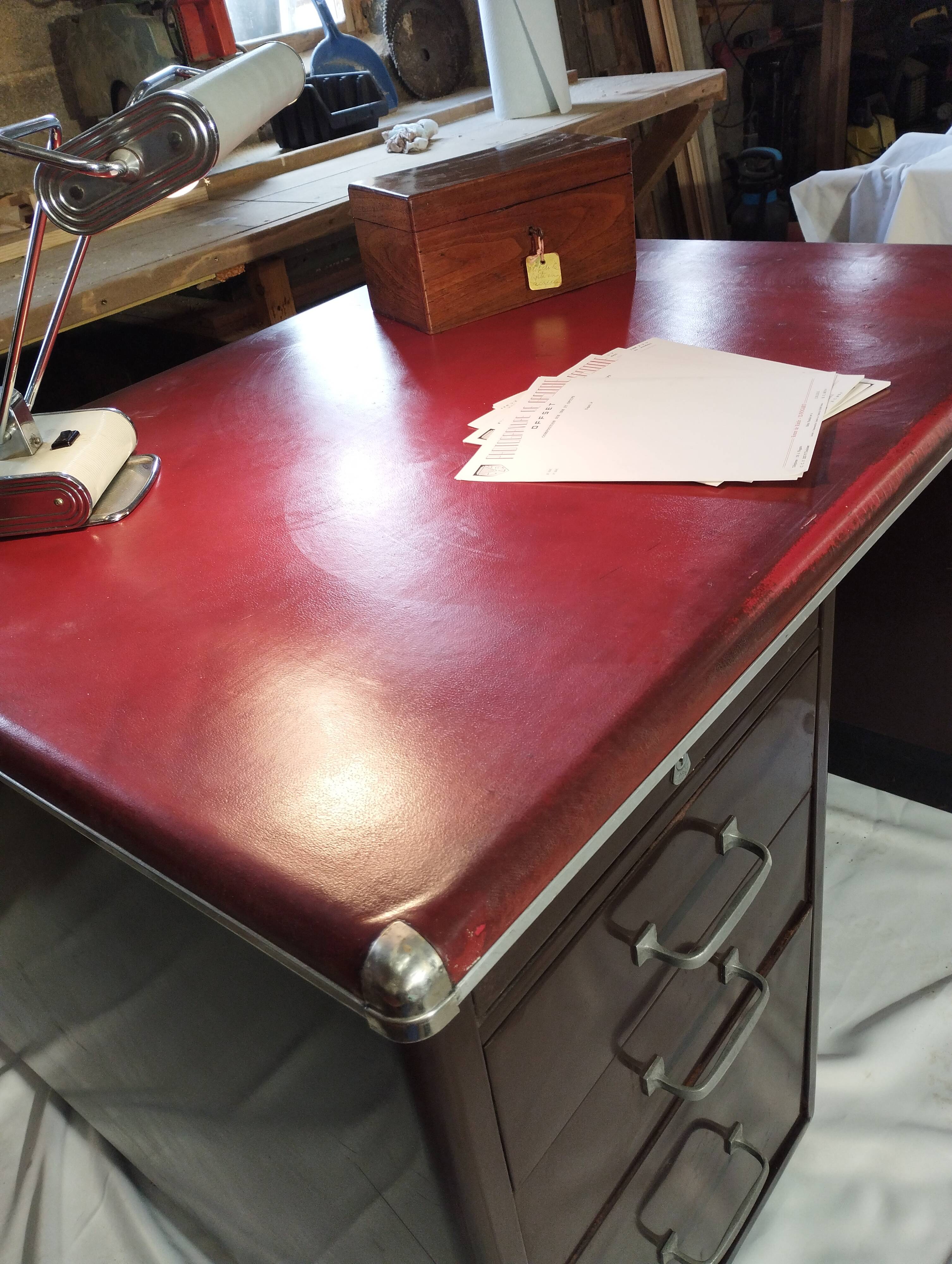 Ronéo 1950 industrial desk