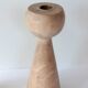 Pair of Wood Candle Holders in Danish Design Style, 1970's