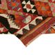 Turkish Handwoven Vintage Herki Kilim 86 cm x 274 cm
