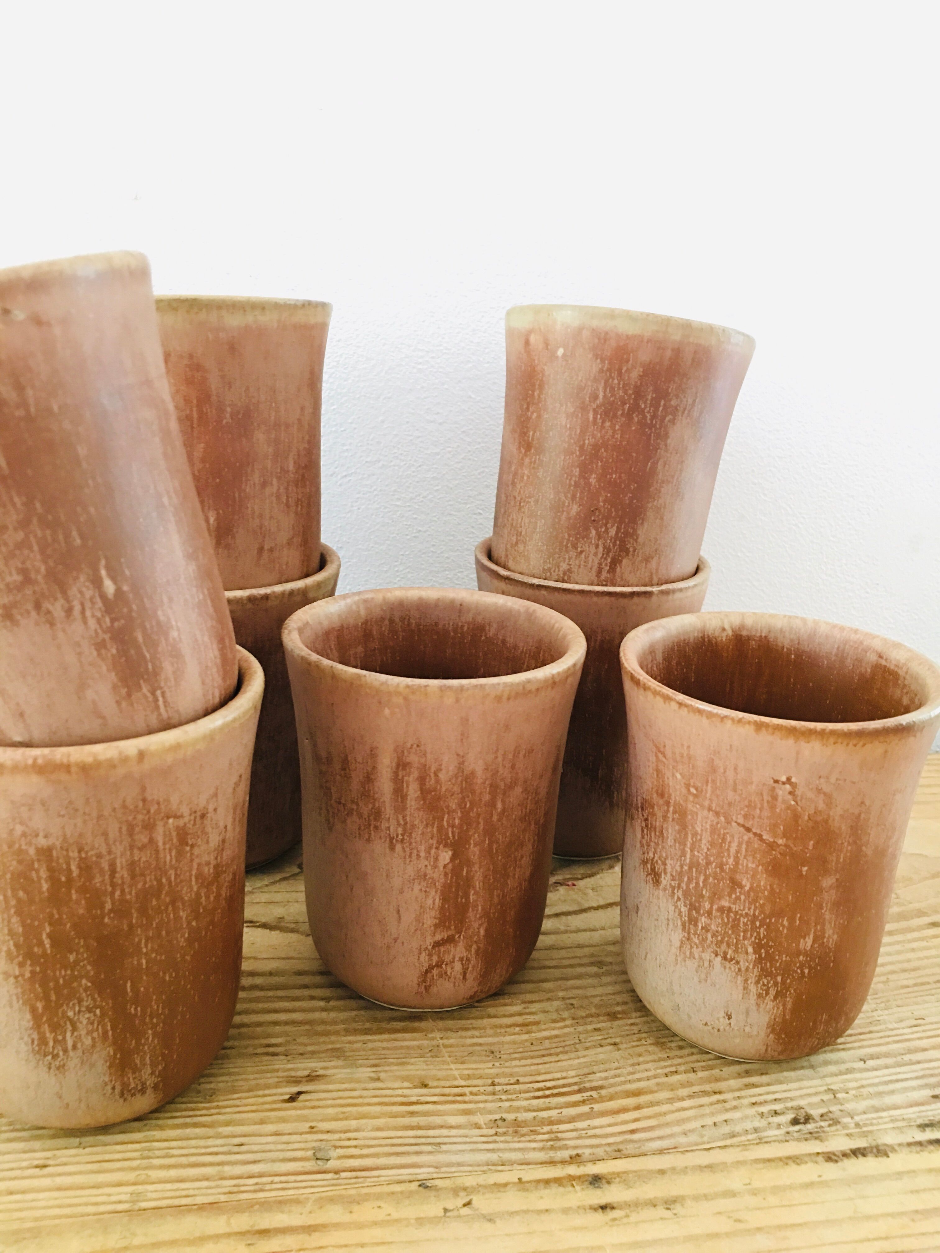 Sandstone cups