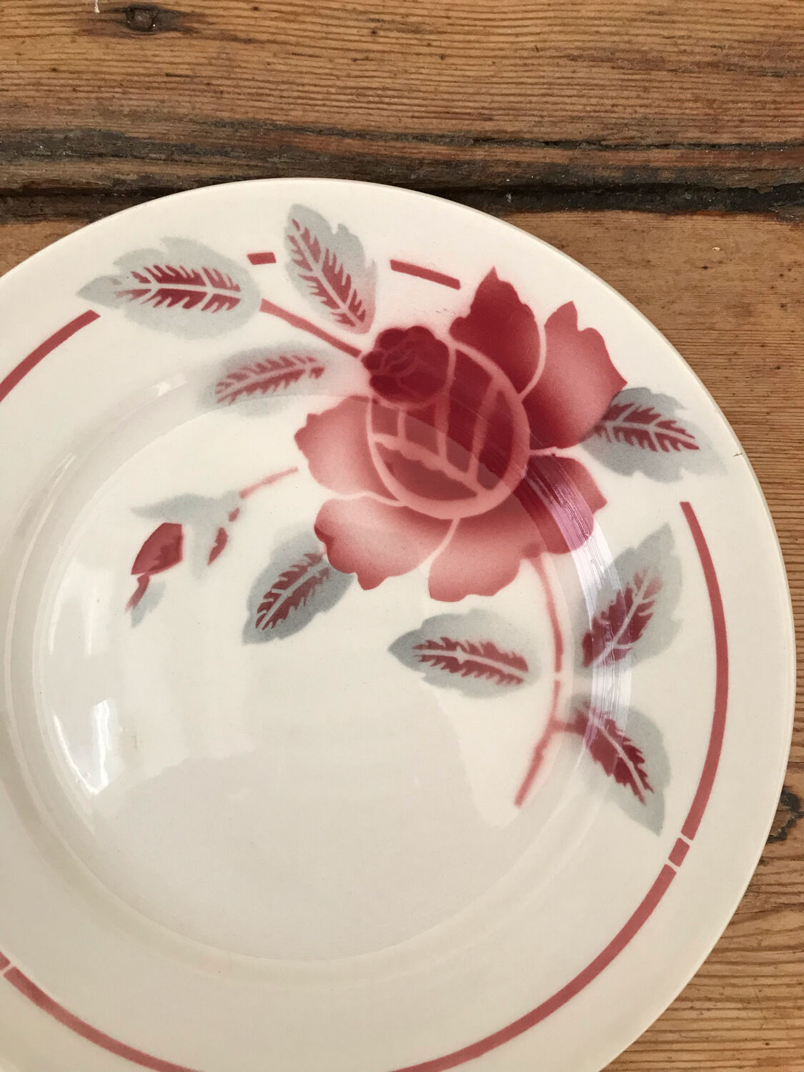 Série de 6 assiettes à dessert