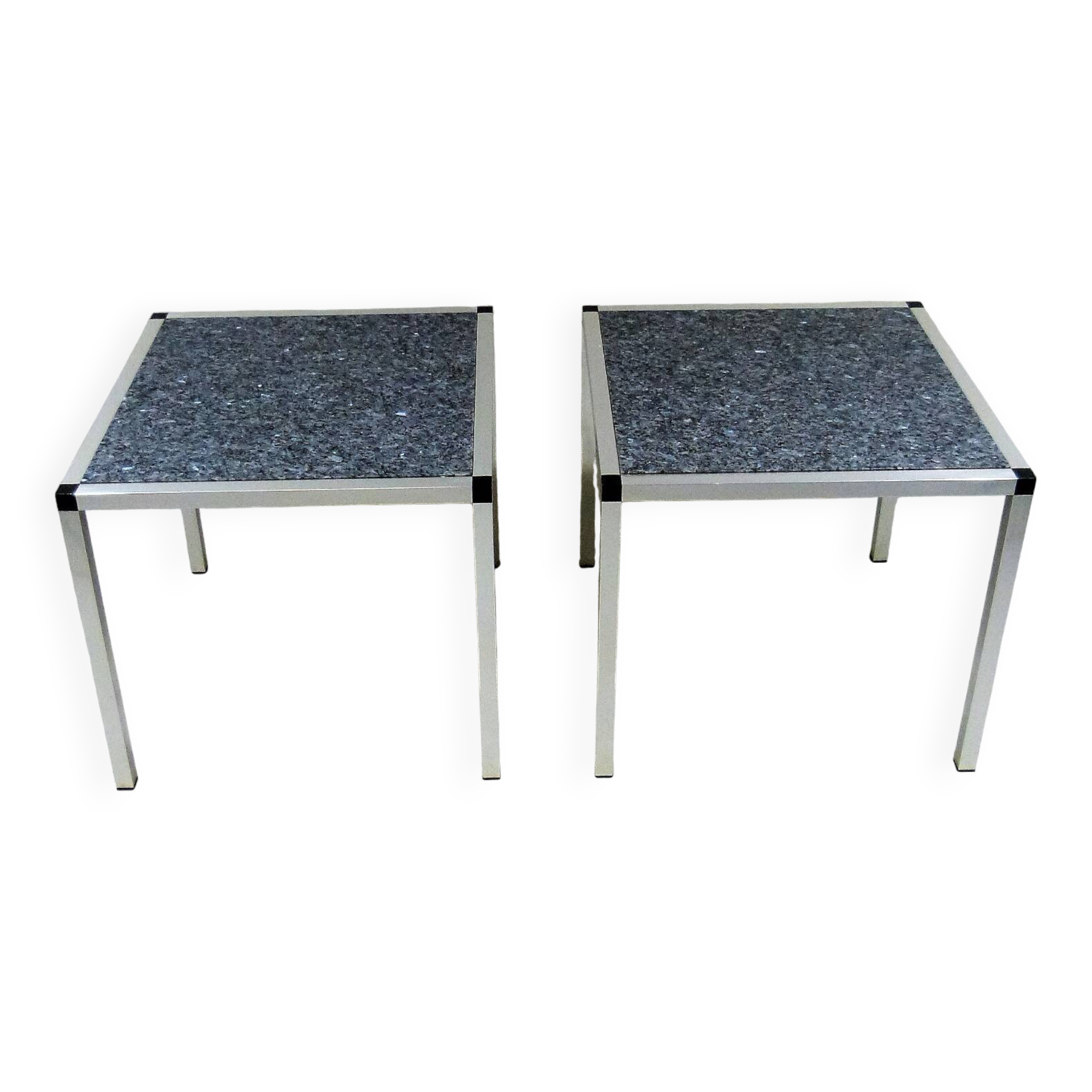 Granite side tables, 1970-80’s