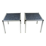 Granite side tables, 1970-80’s