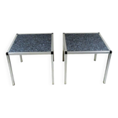 Tables d'appoint en granit, années 1970-80.