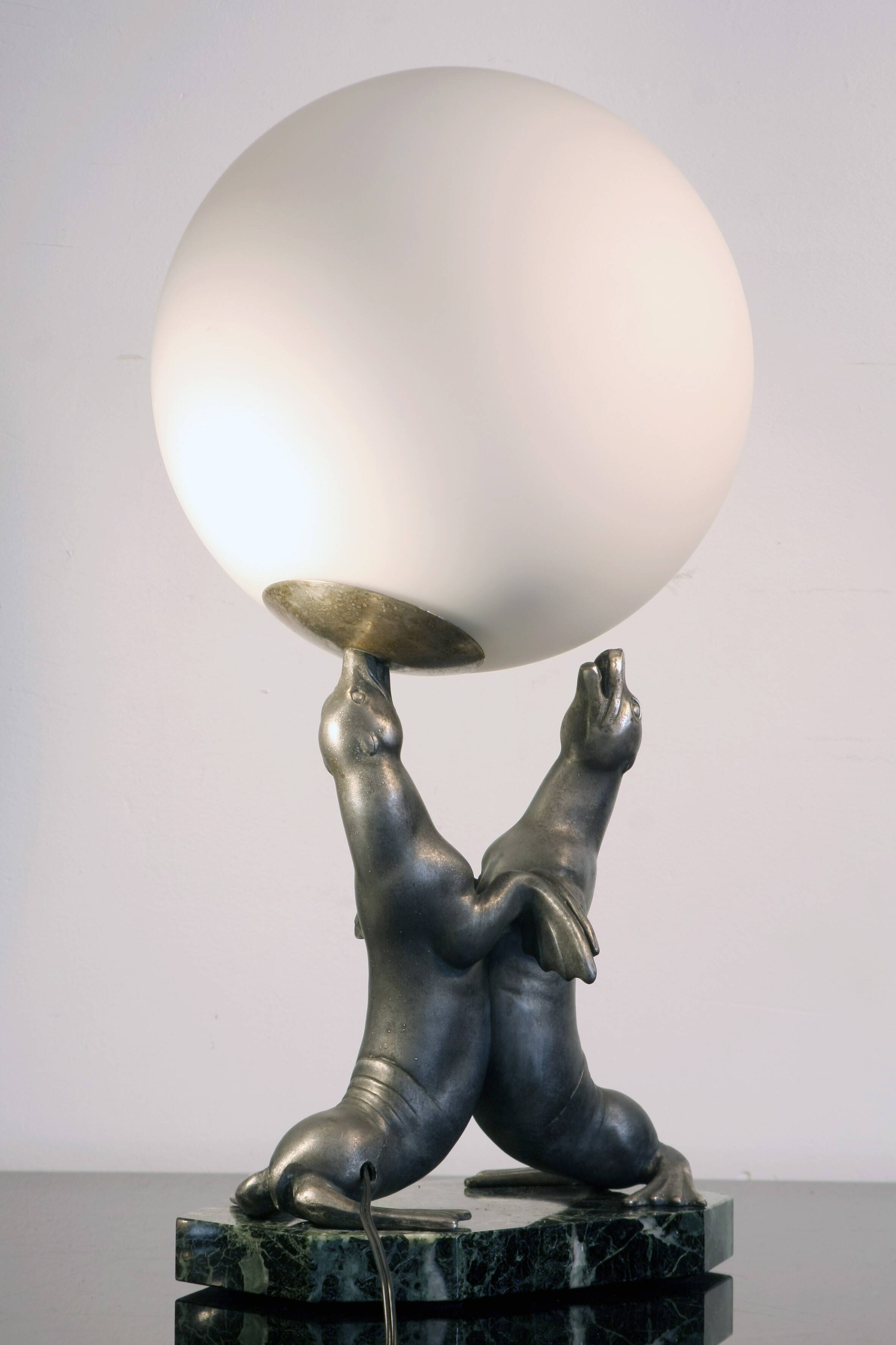 lampe art déco louis albert carvin (1875-1951)