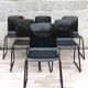 Lot de 6 chaises vintage Galvanitas S23
