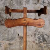 Oak coat rack, France, early 20th century