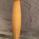 Wooden lamp foot on chromed metal frame design 1930-1950