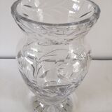 Cut crystal vase from the 1950s