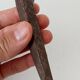 19th-century antique door handle in forged steel