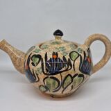 Teapot set and ceramic milk jar Vallauris