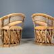 Vintage art populaire mexican dining chairs set of 6, 1970s