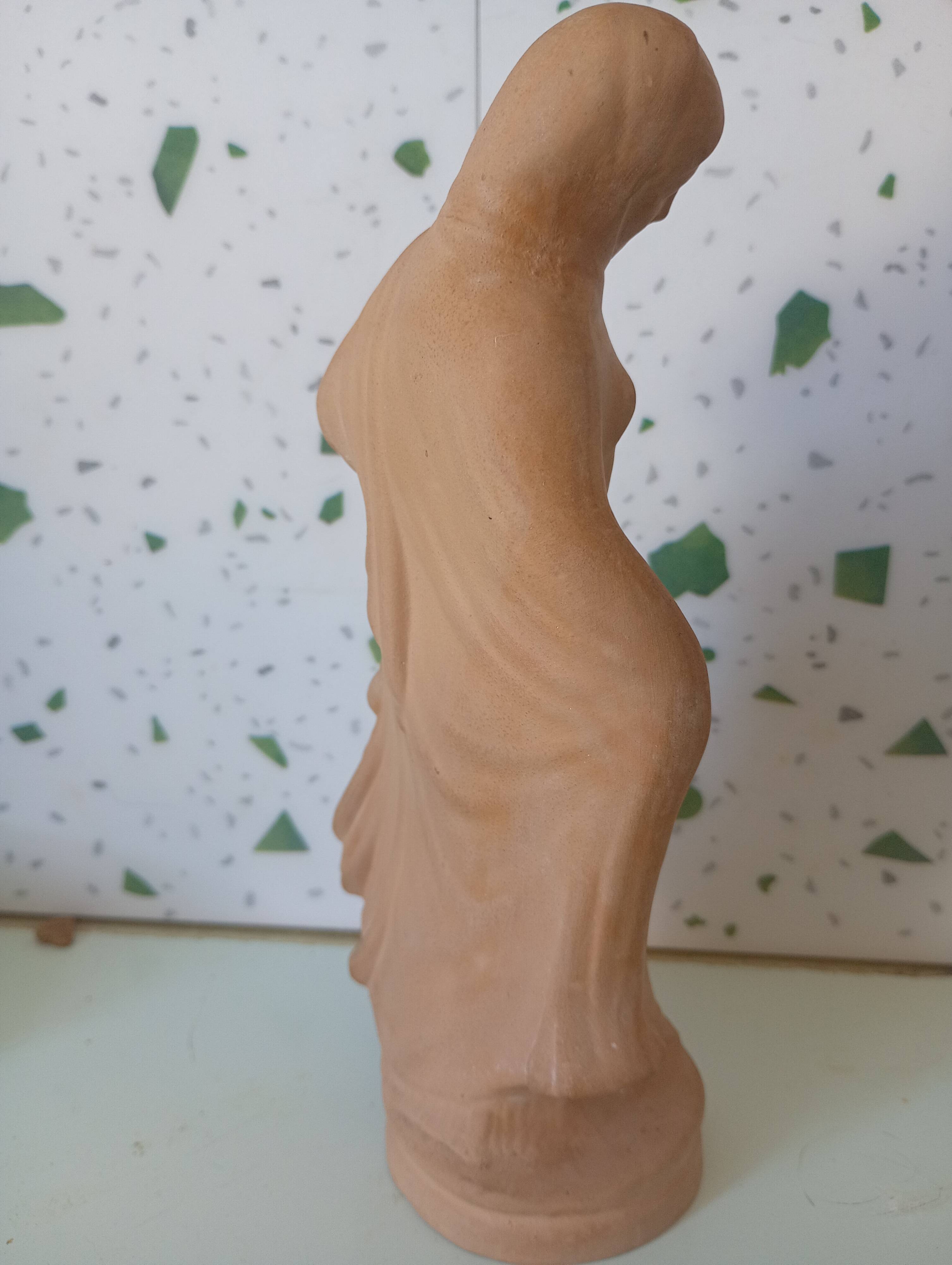 Terracotta statuette from Tanagra, draped, known as Titeux Dancer.