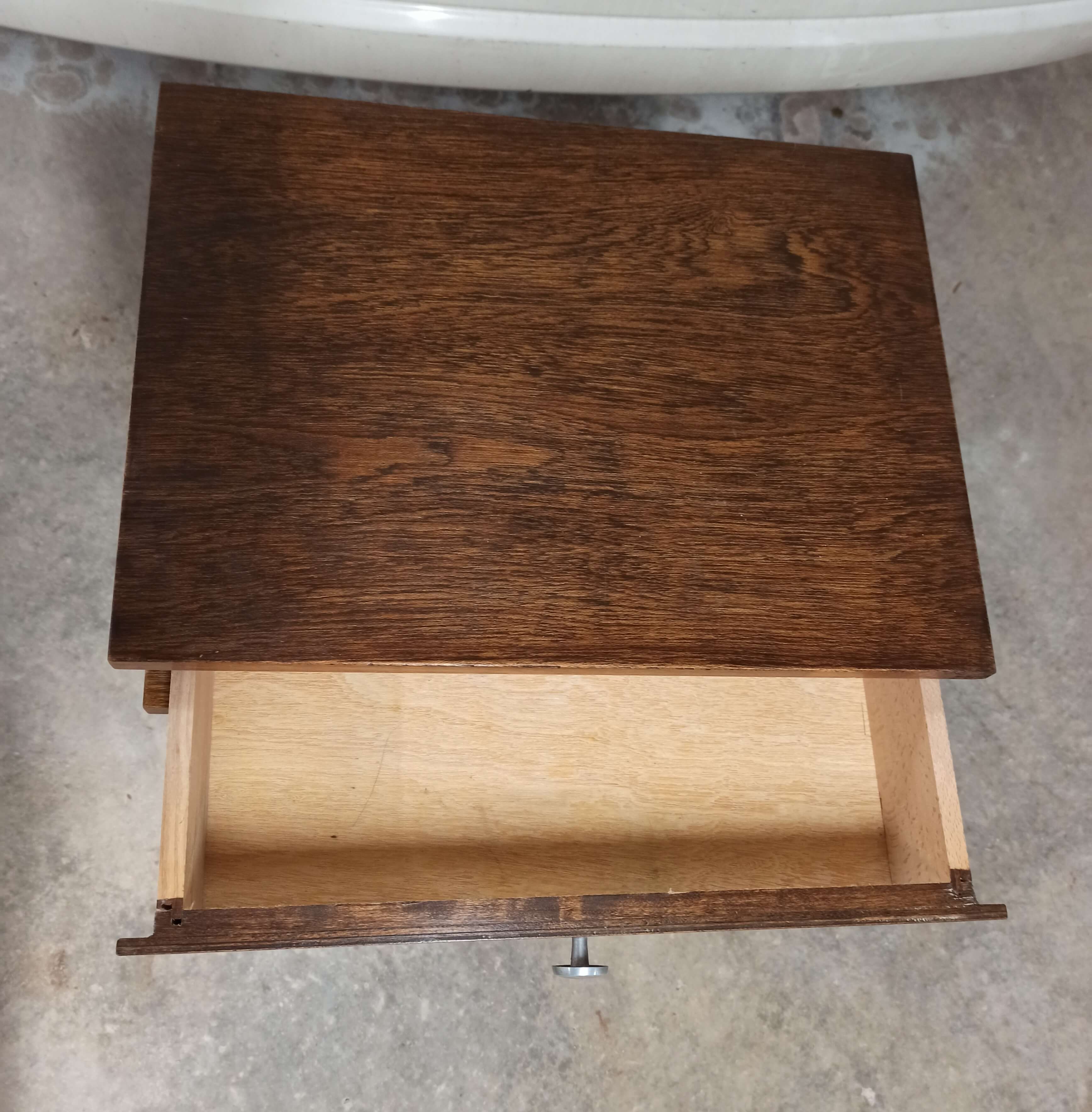 Bedside vintage feet compass drawer Stella