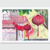 Pastel Hanoi - A4 - travel lamp Vietnam Asia