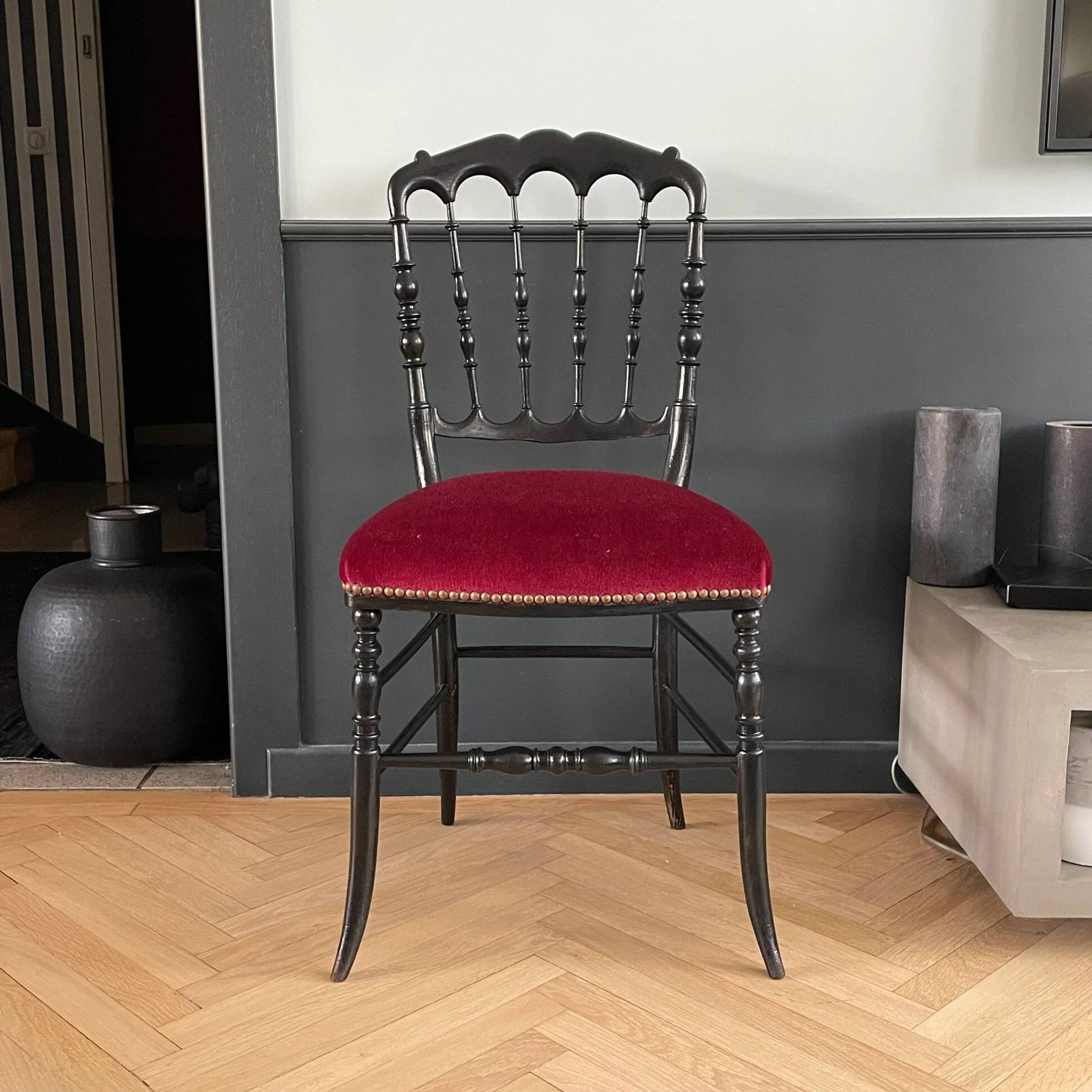 Chaise Napoléon III rénovée - Ref 1191