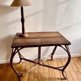 Wicker table, 1940s