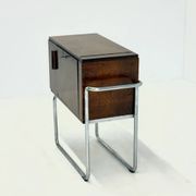 Cabinet bar en noyer italien par Cova Milano