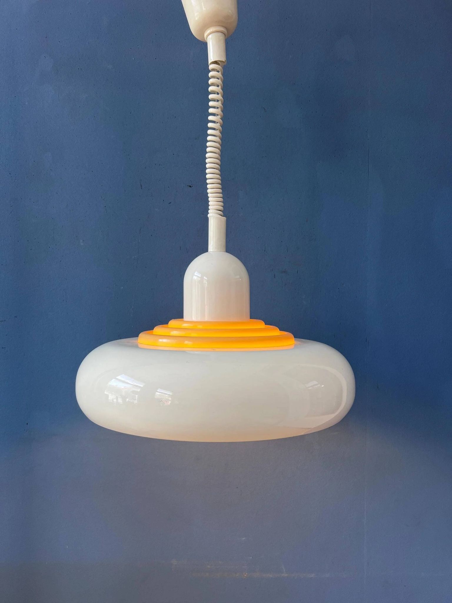 Beige Mid-Century UFO Suspension by Knud Christensen