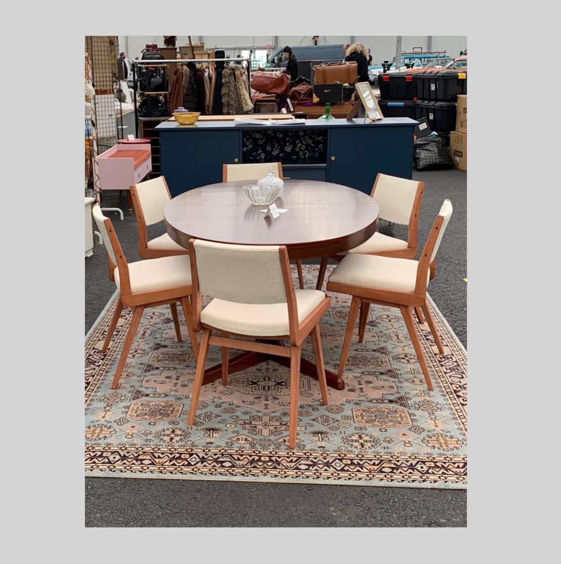 Set of vintage chairs 1960
