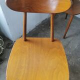 Set of 6 Hiller chairs, vintage bistro
