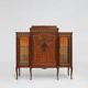 Louis Xvi Display Cabinet in Marquetry with Light, France, 1850s