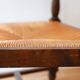 Fauteuil en bois et rotin
