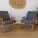 Designer armchair by J. šmidek, 1970s.