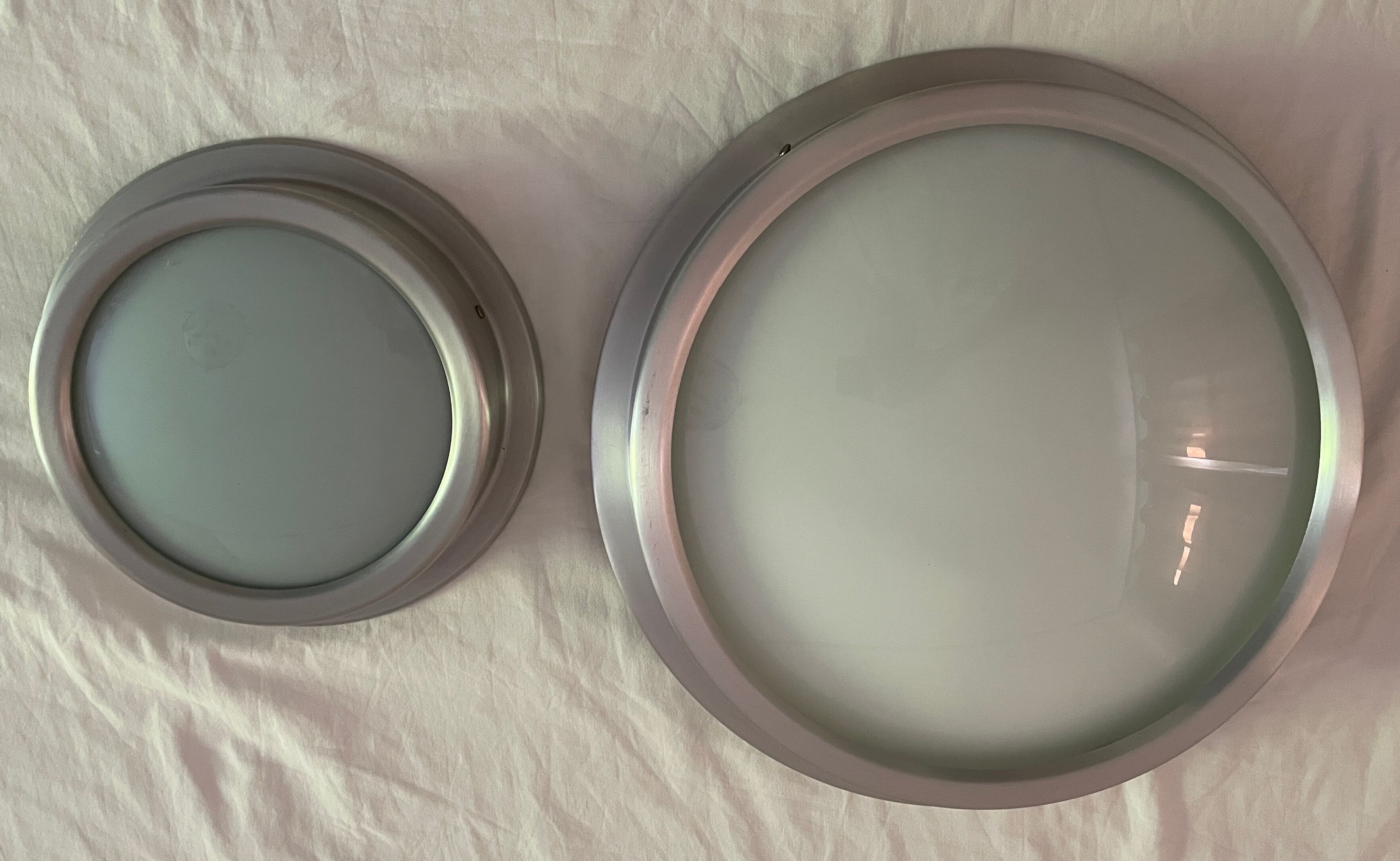 Lot of vintage porthole lighting fixtures
