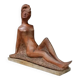 Terracotta sculpture of a female nude by Alberto Sparapani, signed.